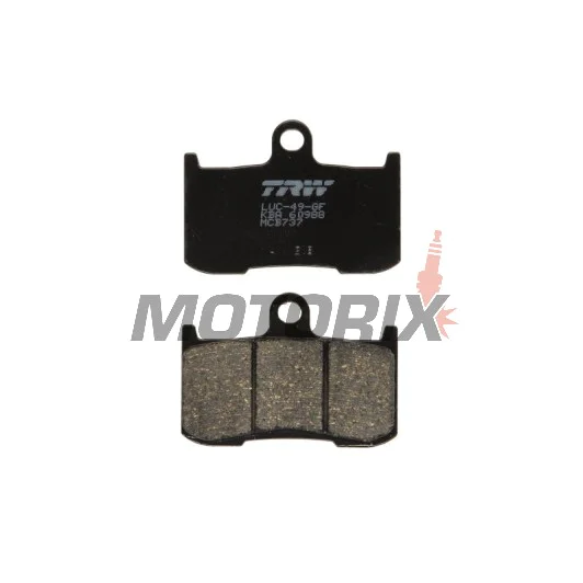 Brzdové destičky -TRW- MCB737, Kawasaki Z/ZR/ZRX - Z800/Z900/Z1000, ZR800, ZRX400 - 400-1000cc, 1998-2018