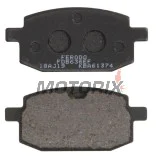 Brzdové destičky -FERODO- FDB636EF, Yamaha BW’S/Jog/TZR/Axis, MBK Booster/Target, Peugeot V-Clic, PGO Big Max/Tornado, Malaguti Blog, Italjet Bazooka/Pista 50-160 1988-2010