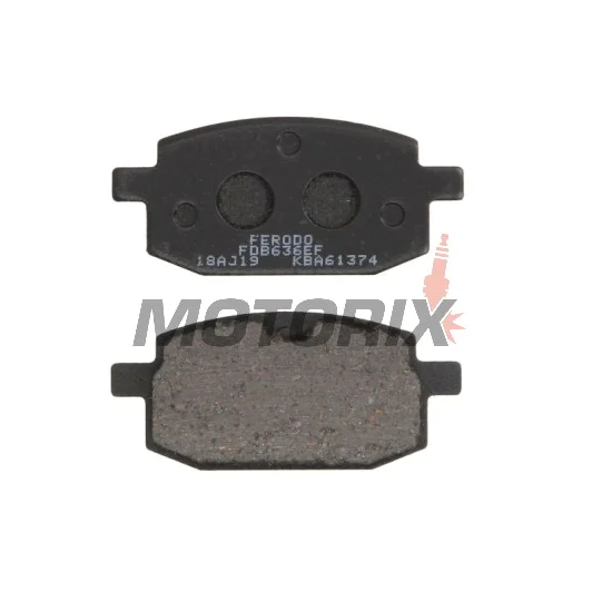 Brzdové destičky -FERODO- FDB636EF, Yamaha BW’S/Jog/TZR/Axis, MBK Booster/Target, Peugeot V-Clic, PGO Big Max/Tornado, Malaguti Blog, Italjet Bazooka/Pista 50-160 1988-2010