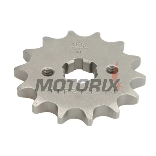 Přední pastorek -JT- JTF273,14, 14 zubů, Honda C 125 2018-2021, Junak 901 50 2018, Kawasaki D-Tracker 125 2010, KLX 125 2010-2013, Kymco Visar 125 2019, Suzuki FL 125 2007-2010