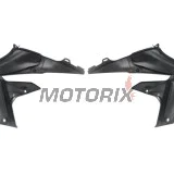 Přední boční plasty -POLISPORT- černé, YAMAHA YZ 250/450 2018-2023