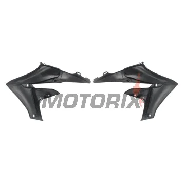 Přední boční plasty -POLISPORT- černé, YAMAHA YZ 250/450 2018-2023