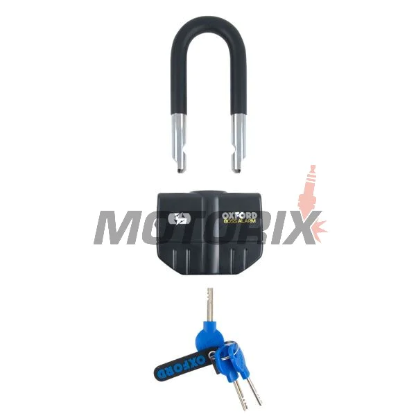 Zámek brzdového kotouče s alarmem -OXFORD- Boss Alarm 16mm, černý