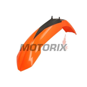 Přední Supermoto blatník -POLISPORT- oranžový, KTM SX 85 2013-2017