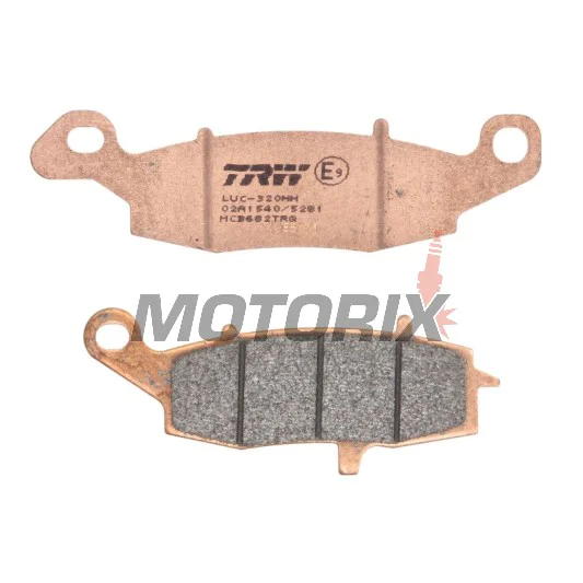 Brzdové destičky -TRW- MCB682TRQ, Kawasaki ER-5/ER-6, Versys, KLR, GPZ, Vulcan, Z750, Zephyr, ZR-7; Suzuki V-Strom, Bandit, GSX, GSR, SV650, Gladius, Intruder