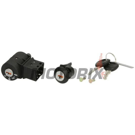 Sada zámků -RMS- Peugeot Buxy 50 1994-1997, Peugeot Fox 50 1994-1998, Peugeot Speedake 50 1995-1997, Peugeot Zenith 25 1995-2000, Peugeot Zenith 50 1994-2000, Sachs Limbo 25 1995-2000, Sachs Limbo 50 1996-1997