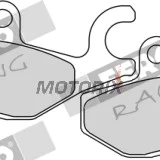 Brzdové destičky -FERODO- FDB2186EF, Piaggio Beverly 125-350 (2006-2017), MP3 125-500 (2006-2016), X10 125-500 (2012-2015), X7 125-300 (2007-2014), X8 400 (2006-2008), X9 125-250 (2005-2008)