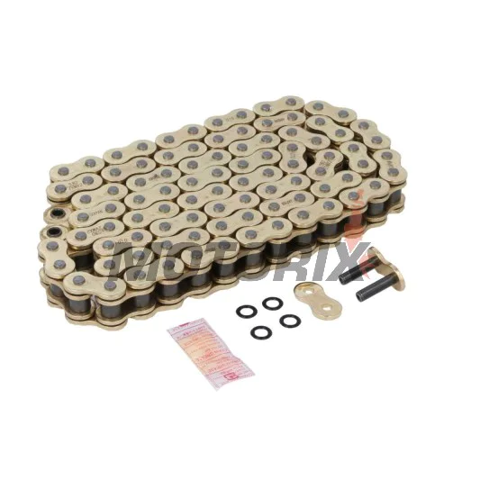 Řetěz -DID- 530ZVMX2G&G-102, velikost 530, 102 článků, dvojité zesílený, zlatá