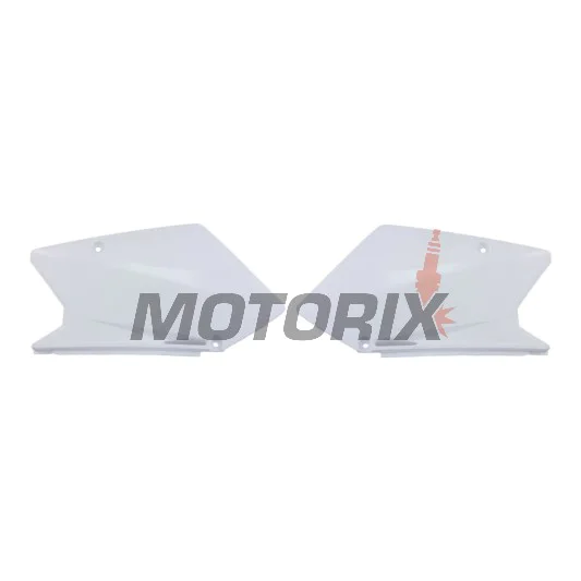 Zadní boční plasty -POLISPORT- bílé, SUZUKI RM-Z 450 2005-2006