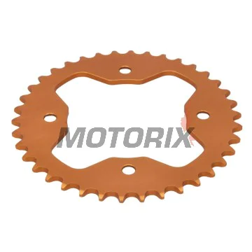 Zadní rozeta -JT- JTA881,38ORG, 38 zubů, oranžový, hliníkový, KTM SX 450 2009-2012, SX 505 2009-2013, XC 450 2008-2012, XC 525 2008-2013