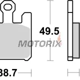 Brzdové destičky -BREMBO- 07SU26SR, Kawasaki Ninja ZX-6R 636, Ninja ZX-10R, Ninja ZX-12R, Suzuki GSX-R1000