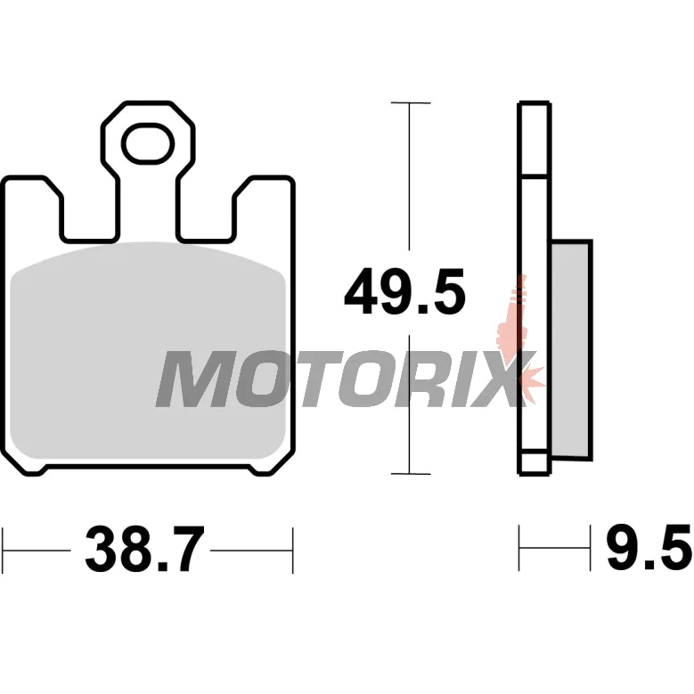 Brzdové destičky -BREMBO- 07SU26SR, Kawasaki Ninja ZX-6R 636, Ninja ZX-10R, Ninja ZX-12R, Suzuki GSX-R1000