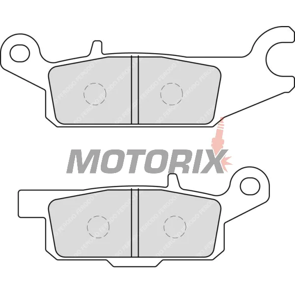 Brzdové destičky -FERODO- FDB2231SG, Yamaha YFM Raptor 250/250R, Grizzly 550/700/700F Auto 4x4 EPS (2006-2018)