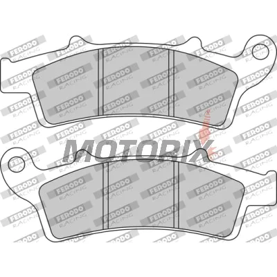 Brzdové destičky -FERODO- FDB2105EF, Aprilia Atlantic/Scarabeo/Sportcity (125-500, 2003-2015); Kymco People 125i GT; Malaguti Madison 250/400; Peugeot Elyseo 125; Piaggio Beverly 350