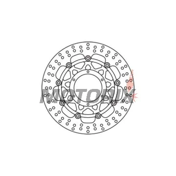 Brzdový kotouč -TRW- MSW240, 310mm, Honda CB1000R/RA ABS, CB1300/S/SA ABS, CBR600RR ABS, CBR1000RR Fireblade (2003-2016)