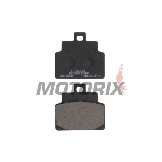 Brzdové destičky -FERODO- FDB2095EF, Aprilia Compay/Habana/Mojito 125 2000-2010; Aprilia Leonardo/SR 125-150 1999-2005; Aprilia Scarabeo 50-100 2000-2009
