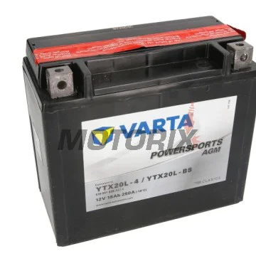 Akumulátor -VARTA- YTX20L-BS, 18Ah 12V