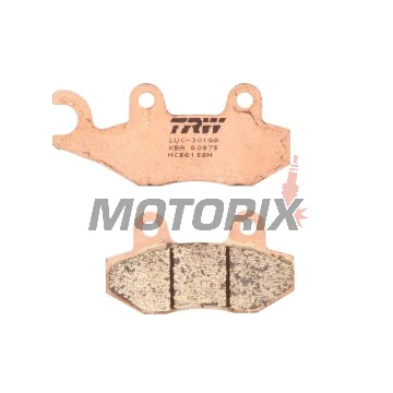 Brzdové destičky -TRW- MCB615SH, Aeon Overland 125/180, Arctic Cat DVX 90, Cagiva Canyon/Elefant/Navigator, CAN-AM Commander/Maverick 800/1000, Kawasaki Ninja/Brute Force/Teryx 125-800, Suzuki Burgman/DR Big/LT-R 200-800, Triumph Tiger/Daytona 750-1200, Y