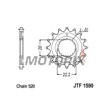 Přední pastorek -JT- JTF1590,13, 13 zubů, Yamaha FX 250 2016-2018, WR 250 2001-2020, YZ 125 2005-2020, YZ 250 2001-2020