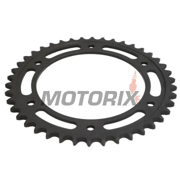 Zadní rozeta -JT- JTR6,42ZBK, 42 zubů, černý zinek, ocelový, BMW F 650 2008-2012, F 800 2008-2018