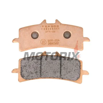 Brzdové destičky -FERODO- FDB2260ST, Aprilia RSV4 1000, Ducati 848/1098/1198/1299, Hypermotard 1100, Monster 1200, Multistrada 1200/1260, Panigale 1199/1299, Streetfighter 1099, Husaberg FS 650, Husqvarna FS 450/Nuda 900, Kawasaki H2/ZX-10R/Z1000, KTM 450