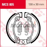 Brzdové čelisti -TRW- MCS805, 130x30mm, Honda CA 125 Rebel (1995-2000), CMX 250C Rebel (1997-2000), VT 125 Shadow (1999-2005), XL 500/600R, Transalp, Paris Dakar (1979-1990), XR 500/600R (1981-1987)
