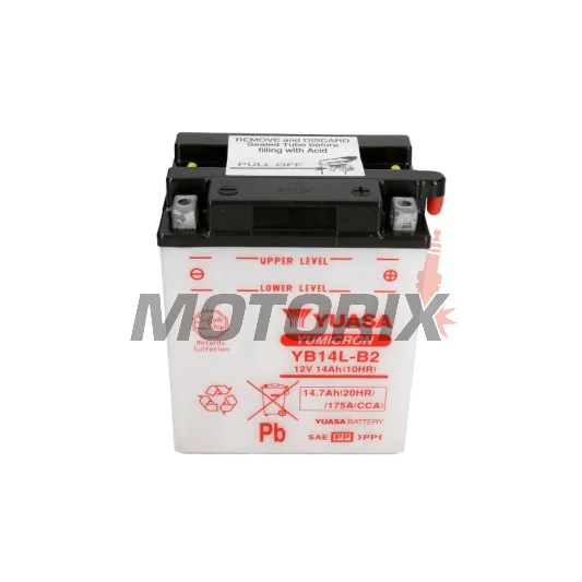 Akumulátor -YUASA- YB14L-B2, 15Ah 12V