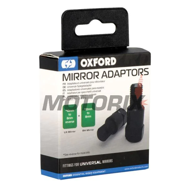 Adaptéry zrcátek -OXFORD- M10 vnitřní na M8 vnější závit, sada