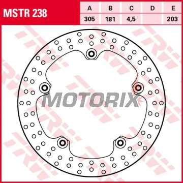 Brzdový kotouč -TRW- MSTR238, 305mm, BMW R1100S + R1200GS/GS Adventure/GS LC/R1250GS (1998-2022)