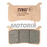Brzdové destičky -TRW- MCB893SV, Honda CB 650R/1000R/1100 EX/RS Neo Sports Cafe, CBR 600RR/650R/1000RR Fireblade, CMX 1100 Rebel, VFR 800F/Crossrunner - 600/650/800/1000/1100cc, 2017-2025
