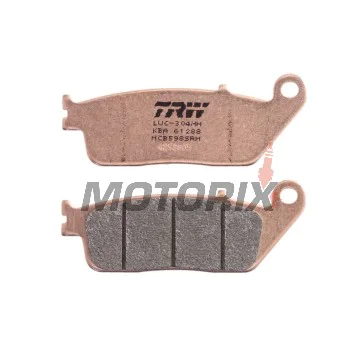 Brzdové destičky -TRW- MCB598SRM, sintrované, BMW C 600/650/Evolution, Cagiva Gran Canyon/Navigator, Honda CB/CBF/CBR/Hornet/Forza/Shadow, Kawasaki J/Z/KLE, Kymco Downtown/Xciting, Suzuki Burgman/Bandit, Triumph Bonneville/Tiger, Yamaha MT-01/WR - 1987-20