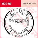 Brzdové čelisti -TRW- MCS959, 180x36mm, Suzuki LT-A/LT-F KingQuad 400 4x2-4x4 + M800 Marauder/VL800 Volusia-Intruder-C50-C800/VS600-800 Intruder/VZ800 Marauder-M800 Intruder (1986-2016)