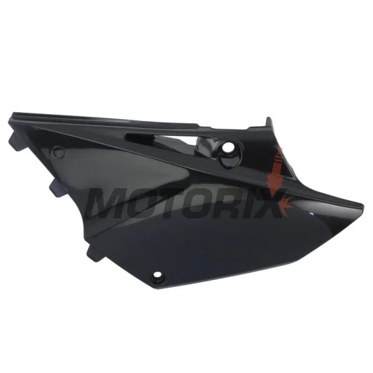 Zadní boční plasty -POLISPORT- černé, YAMAHA YZ 125/250 2015-2021