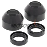 Sada gufer a prachovek přední vidlice -ALL BALLS- Malaguti Centro 50 1994-1998, F10 25 1994-1998, F10 50 1994-2005, MBK CS (Mach G) 50 2002-2006, CW (Booster) 50 1995, Evolis 50 1993-1998, Evolis 80 1993-1999, YA 50 1994-1997