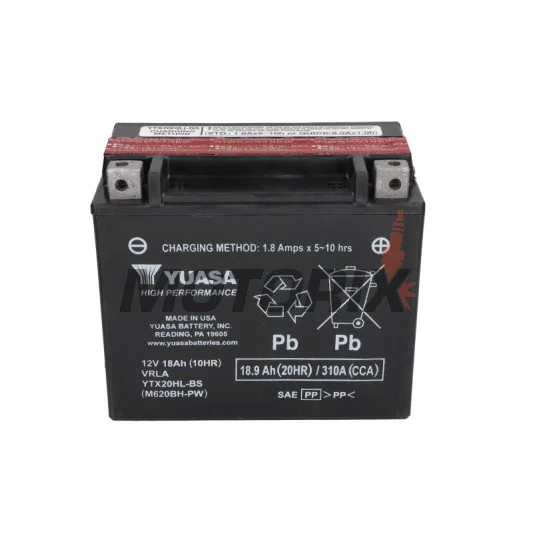 Akumulátor -YUASA- YTX20HL-BS-PW, 19Ah 12V