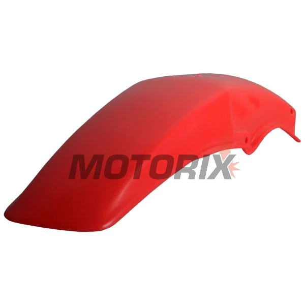 Zadní blatník/kapotáž -POLISPORT- Fluorescenční/červený, HONDA CR 125/250 1995-1997