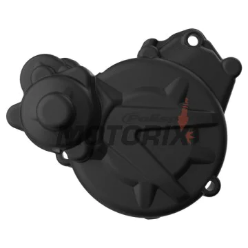 Chránič víka statoru -POLISPORT- černý, GAS GAS EC, XC; RIEJU MR 250/300 2015-2023
