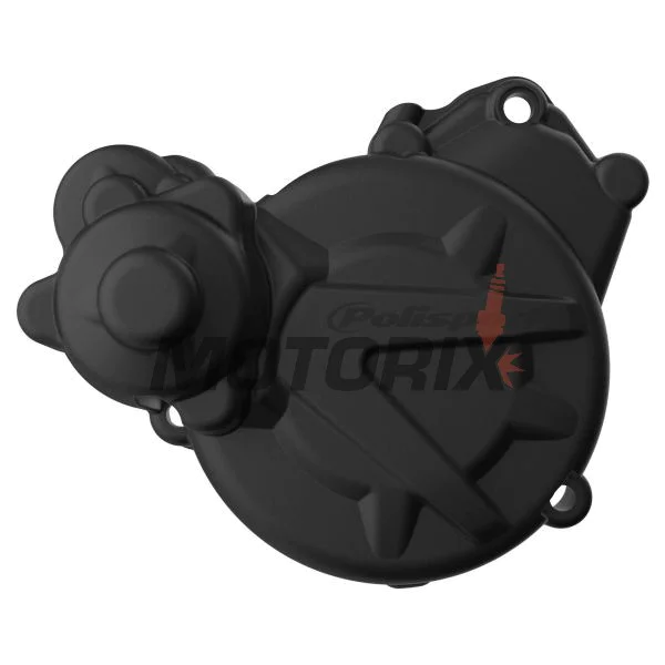 Chránič víka statoru -POLISPORT- černý, GAS GAS EC, XC; RIEJU MR 250/300 2015-2023