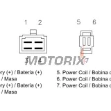 Regulátor dobíjení -DZE- regulátor dobíjení, 12V, 25A, HONDA VT 600 1988-2007