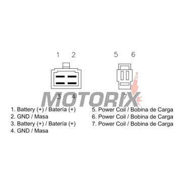 Regulátor dobíjení -DZE- regulátor dobíjení, 12V, 25A, HONDA VT 600 1988-2007