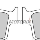 Brzdové destičky -FERODO- FDB539SG, Gas Gas EC/MC, Honda CR/XR, Kawasaki KLX/KX, Suzuki DR/DR-Z/RM, Yamaha YZ 125-650 1987-2012