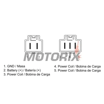 Regulátor dobíjení -DZE- regulátor dobíjení, 12V, 50A, HONDA VT 400/750 2009-2018