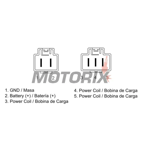 Regulátor dobíjení -DZE- regulátor dobíjení, 12V, 50A, HONDA VT 400/750 2009-2018