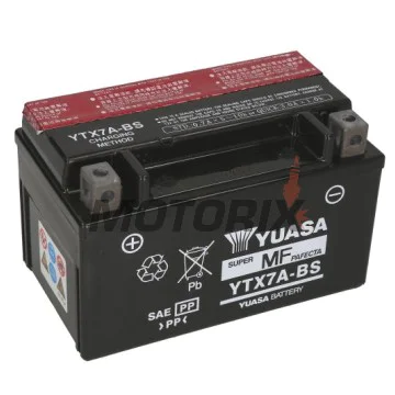 Akumulátor -YUASA- YTX7A-BS, 6Ah 12V