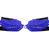 Zadní boční plasty -POLISPORT- černé/modré, YAMAHA YZ 250 2019-2023