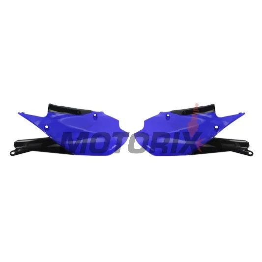 Zadní boční plasty -POLISPORT- černé/modré, YAMAHA YZ 250 2019-2023