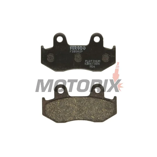 Brzdové destičky -FERODO- FDB382P, Honda ATC250R/350X, CH250 Spacy/Elite, CN250 Helix, CR50R/125R/250, FTR250, Lead100, MTX125, NES125/150, RX250RE, SCV100 Lead, SH125/150, TRX250R, XL250R/350R/600R, XLR250R, XR250R/350R/500R/600R, Peugeot Elyseo 125