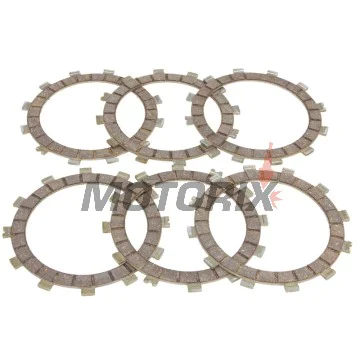 Sada spojkových lamel -FERODO- FCD0444, Cagiva Mito 125 (1990-2006), N1 Planet 125 (1997-2002), Raptor 125 (2003-2005), Roadster 125 (1995-1998), Supercity 125 (1991-1994), W8 125 (1992-1999); Husqvarna WR125 Enduro (1991-1997); Kawasaki KH400 (1