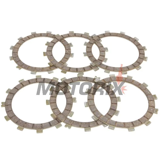 Sada spojkových lamel -FERODO- FCD0444, Cagiva Mito 125 (1990-2006), N1 Planet 125 (1997-2002), Raptor 125 (2003-2005), Roadster 125 (1995-1998), Supercity 125 (1991-1994), W8 125 (1992-1999); Husqvarna WR125 Enduro (1991-1997); Kawasaki KH400 (1