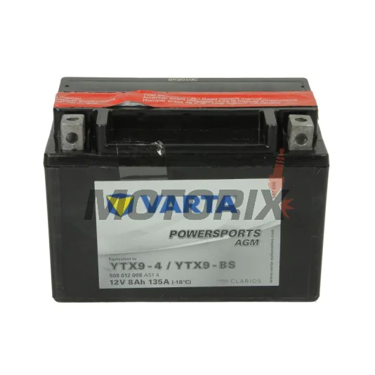 Akumulátor -VARTA- YTX9-BS, 8Ah 12V